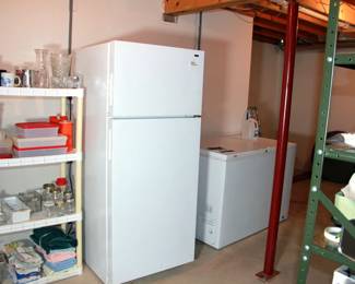 Hotpoint Refrigerator, Large Chest Freezer
