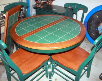 Tile Top Table & Chairs