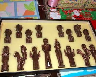 Contemporary Chess Set 1970's Politics