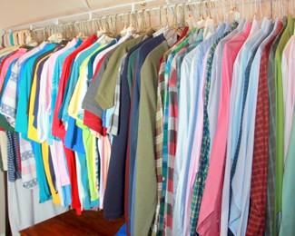 Men’s Clothing, Like New Sizes Medium to XXL Designer Brands