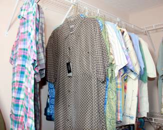Men’s Clothing, Like New Sizes Medium to XXL Designer Brands