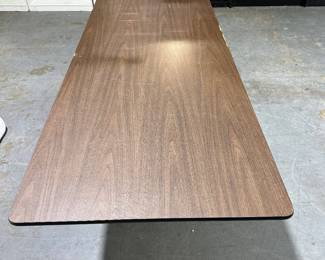 Brown Long Folding Table
