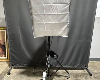 Soft box Studio Lighting on Wheeled Stand Adjustable