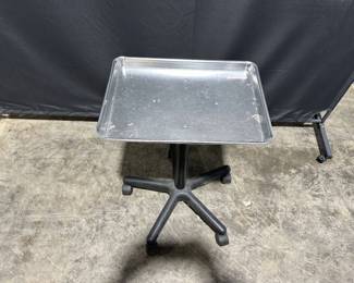 Aluminum Tray on Wheels