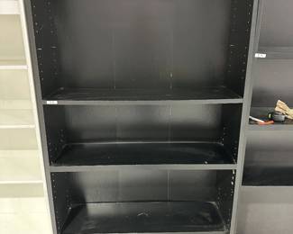 Black 4 Shelf Storage Shelf
