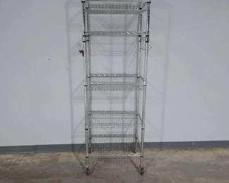 Rolling Metal Utility Shelf