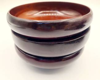 Made in Haiti wooden bowls