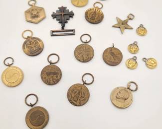 Vintage coin pendants
