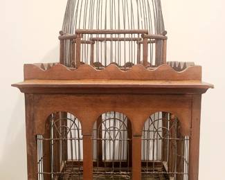 Antique wood bird cages
*we have 3 different styles/sizes