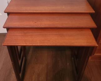 Danish Teak nesting tables