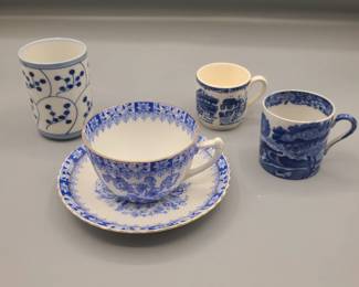Cup & saucer - China Blau