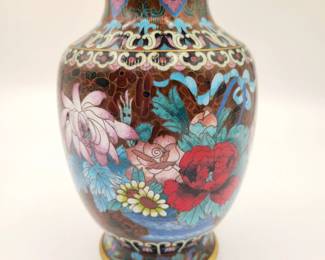 Cloisonne vase