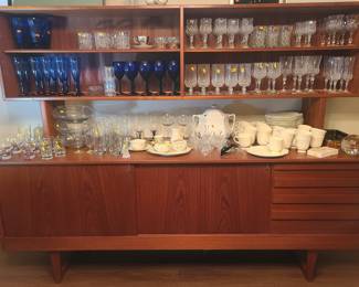 Teak hutch purchased in 1962
*we also have the glass sliders for top