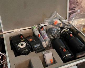 Camera flashes & lenses