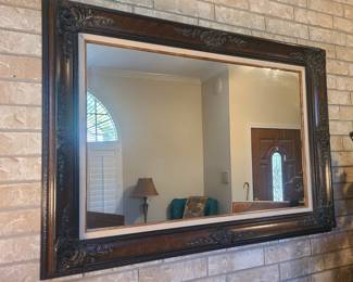 Large ornate mirror