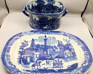 Victoria Ware - ironstone large platter & planter
*planter SOLD