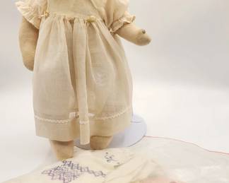 91+ year old doll w/extra clothes