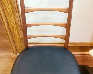 Danish Teak ladder-back chairs
*we have 4