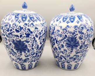 Chinese ceramic ginger jars