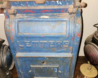 Love This - Vintage Post Office Box - Bridgeport Conn. Cast Iron