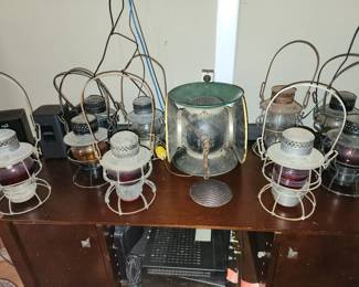 More Antique Railroad Lanterns
