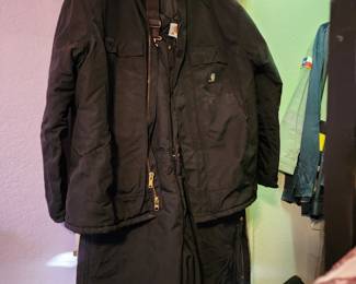XXL Carthart Men's Jacket and Bib Coveralls
