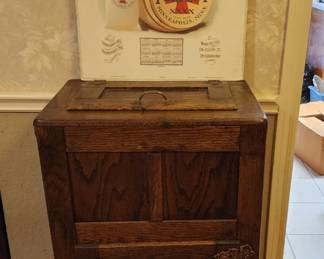 Vintage Flour Poster - Antique Ice Box