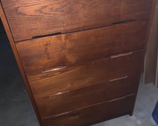 Mid century highboy Danish teak