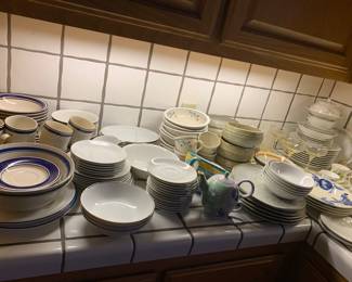 pots, pans, silverware, dishes, cookware