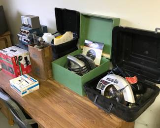 circular saws, & desk