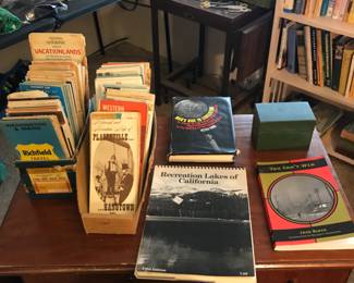 vintage maps & great book collection