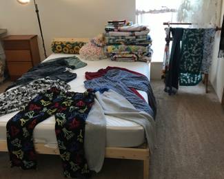 full size IKEA bed frame, cozy pants