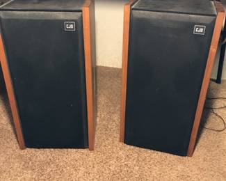 Pair 1970’s CJD boutique speakers 