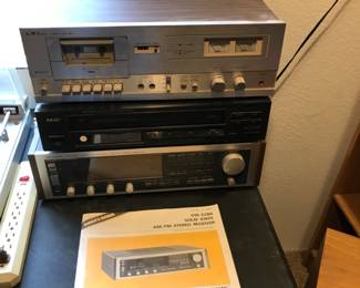 Realistic tuner, tape deck, stereo equipment