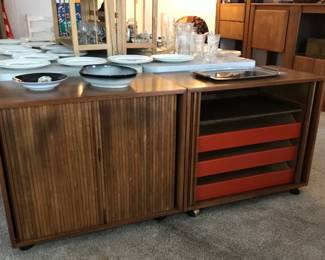 MCM accordion door cabinets, 