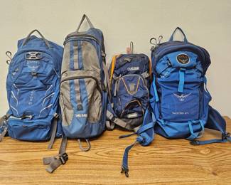 Camelback & Osprey Hydration Backpacks