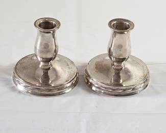 Towle Sterling Candle Stick Holders - weighted
