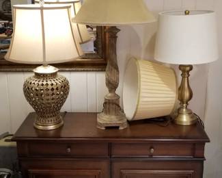 Lamps, cabinet