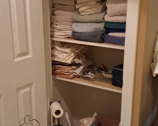 Towels, bedding, bathroom supply