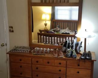 Dresser and matching bed frame