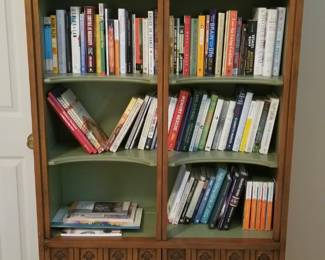 Bookcase and books