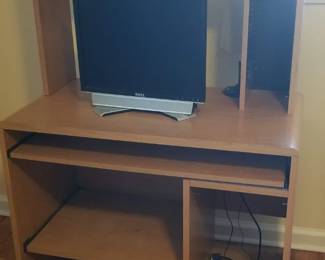 Rolling Computer station, monitor