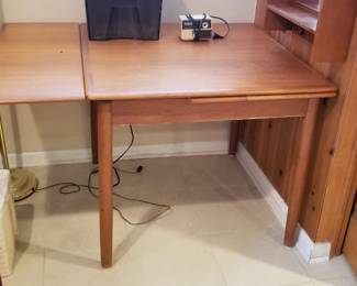 Danish Teak table with 2 slide-outs