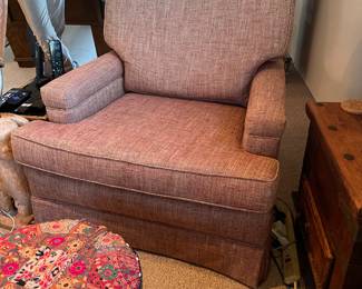 Newly reupholstered down chair - - My clients favorite chair - cannot e picked up until march 27th.