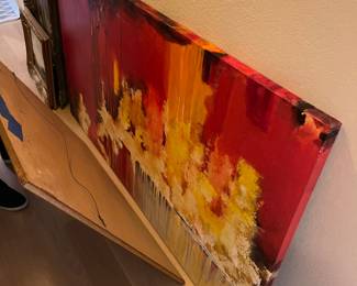 Large abstract painting