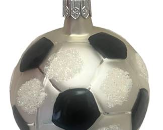 Radko Memorial Soccer Fun Ornament