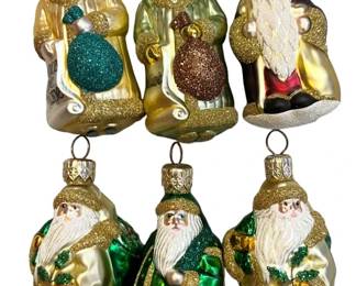 6 Patricia Breen Mini Ornaments