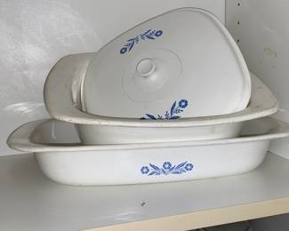 Blue cornflower Corning ware 