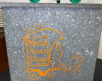 Oberlin Farms Vtg. Milkman drop off box