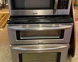 Electric range and microwave
